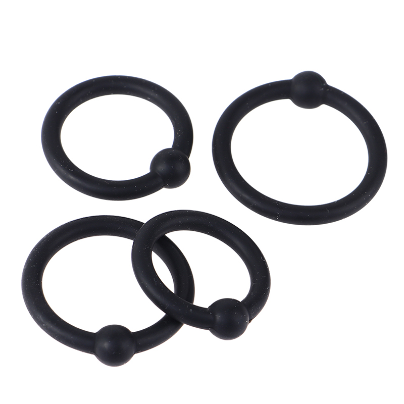 Men Accessories Combo - 4Pcs Male Penis Rings Crystal Delay