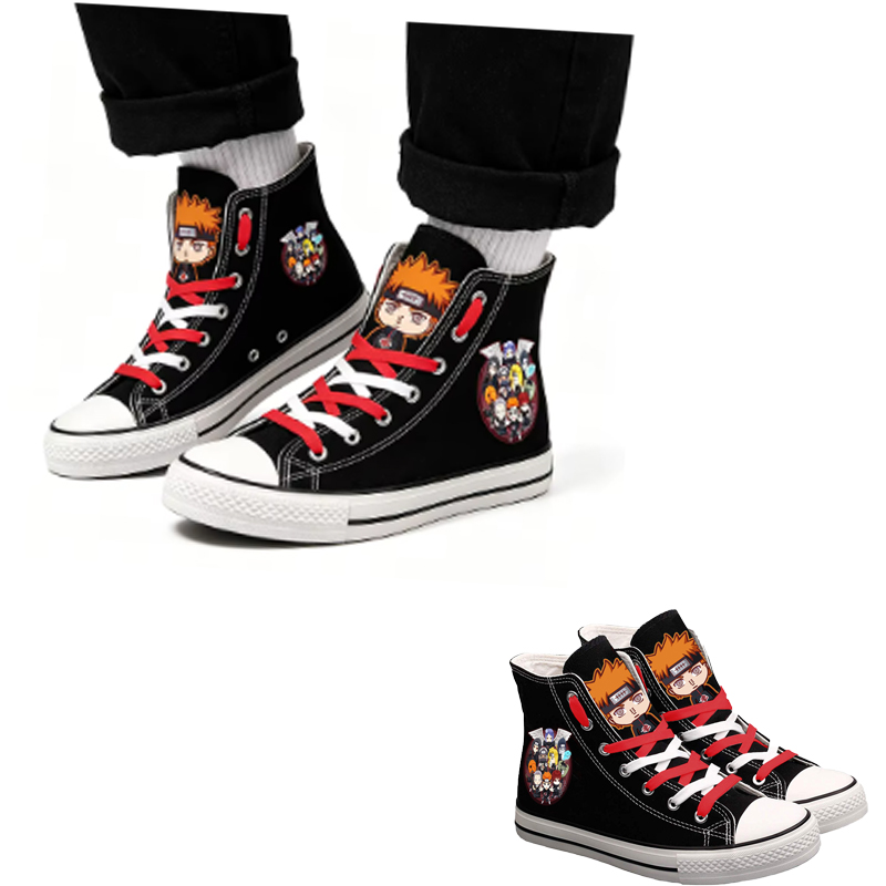 Men'S Accessories Gift Ideas - Naruto Uzumaki High-Top Canvas Shoes Men
