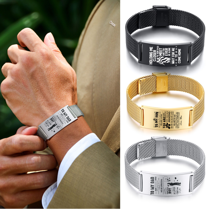 Men'S Accessories Watches - Men Bracelet Timeless Nature Of Mesh