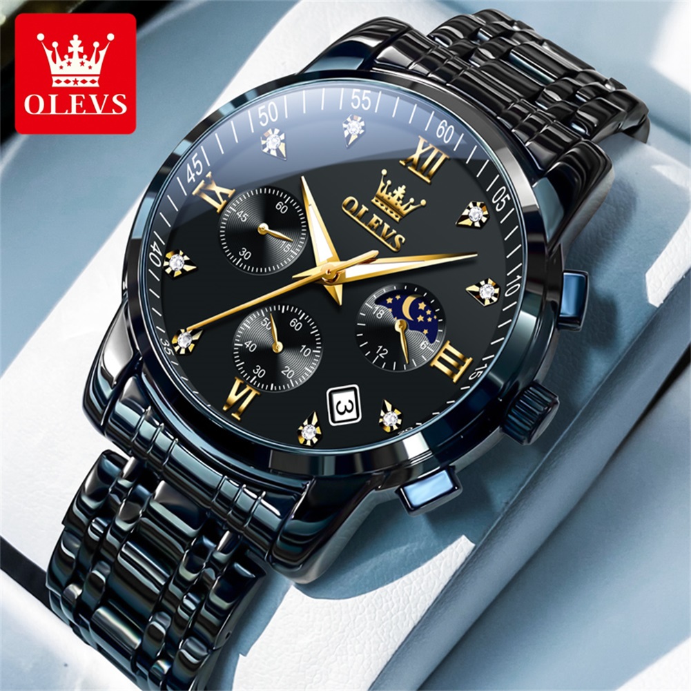 Men'S Accessories Watches - OLEVS Popular men's watches stainless steel