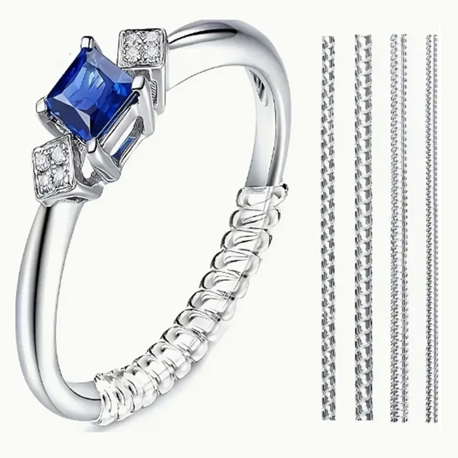 Men Accessories Jewellery - 4/8pcs-Ring Size Adjuster-Invisible Ring Protector, suitable