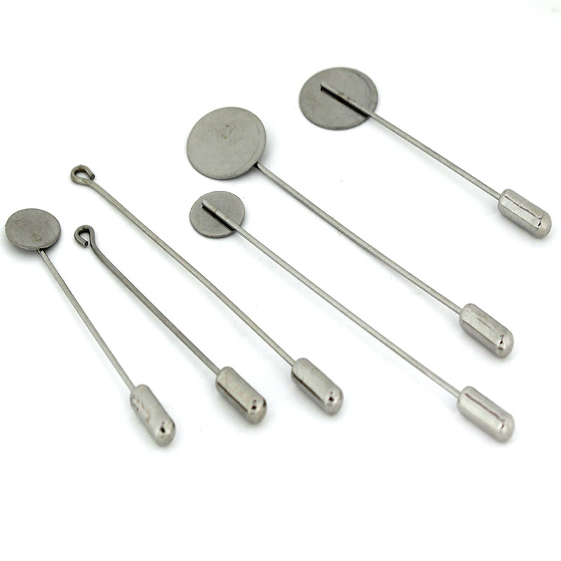 10pcs/Lot 10 15mm Stainless St - огляд і ціна Men Accessories Brooch