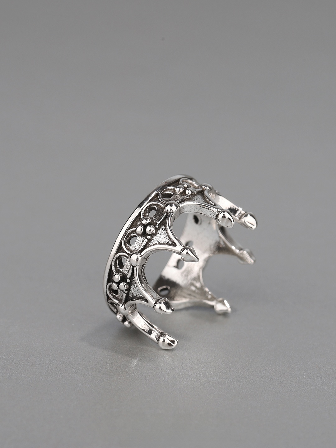 Gothic Crown Ring Adjustable O - огляд і ціна Men Accessories Ring
