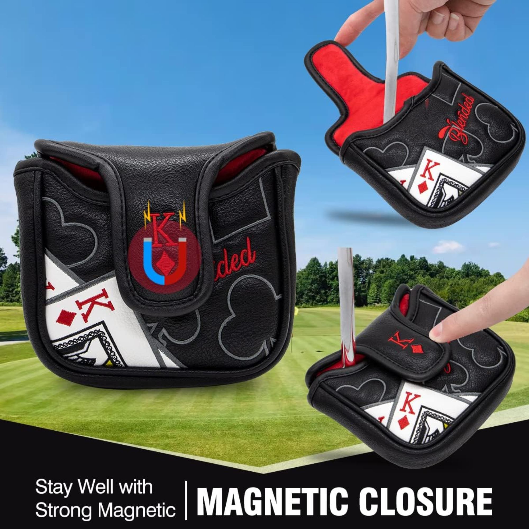 King Of Hearts Embroidered Mal - огляд і ціна Men'S Accessories