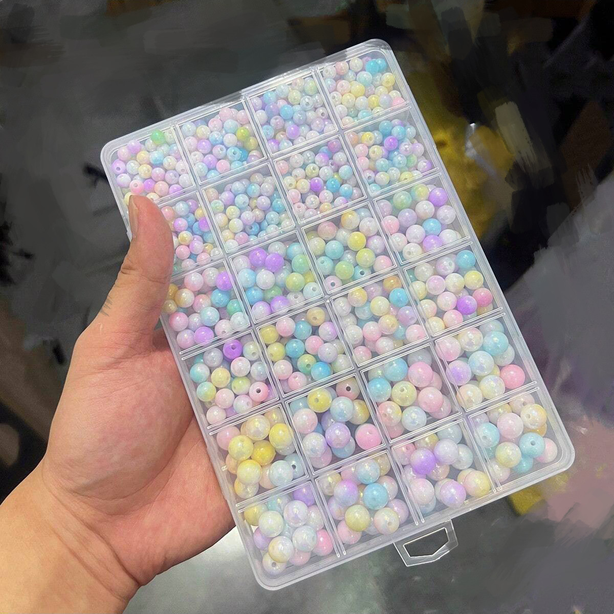 800pcs/24 grid set box 6mm/8mm - огляд і ціна Men Accessories Box