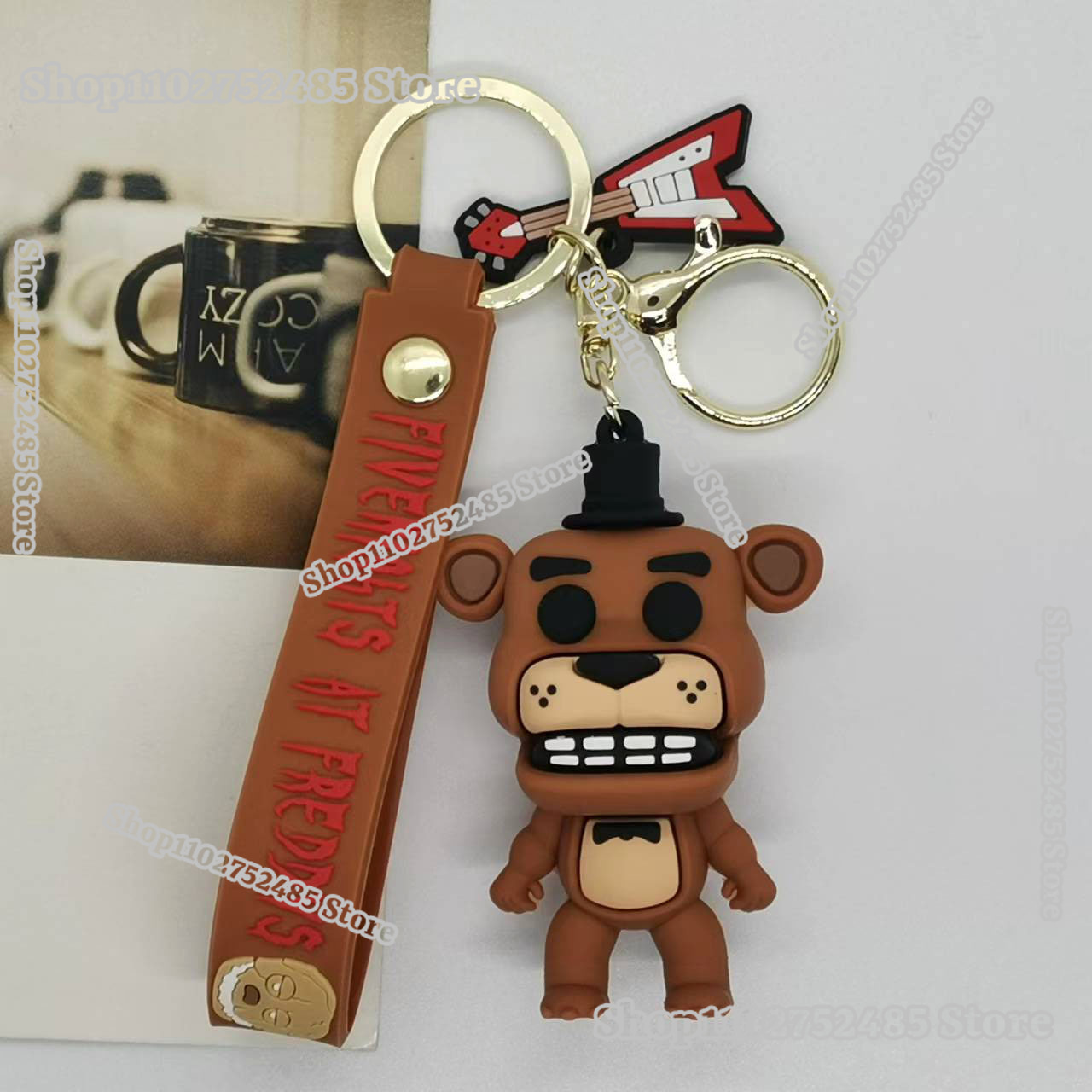 5pcs Cartoon Anime FNAF Figure - огляд і ціна Men Accessories Jewellery