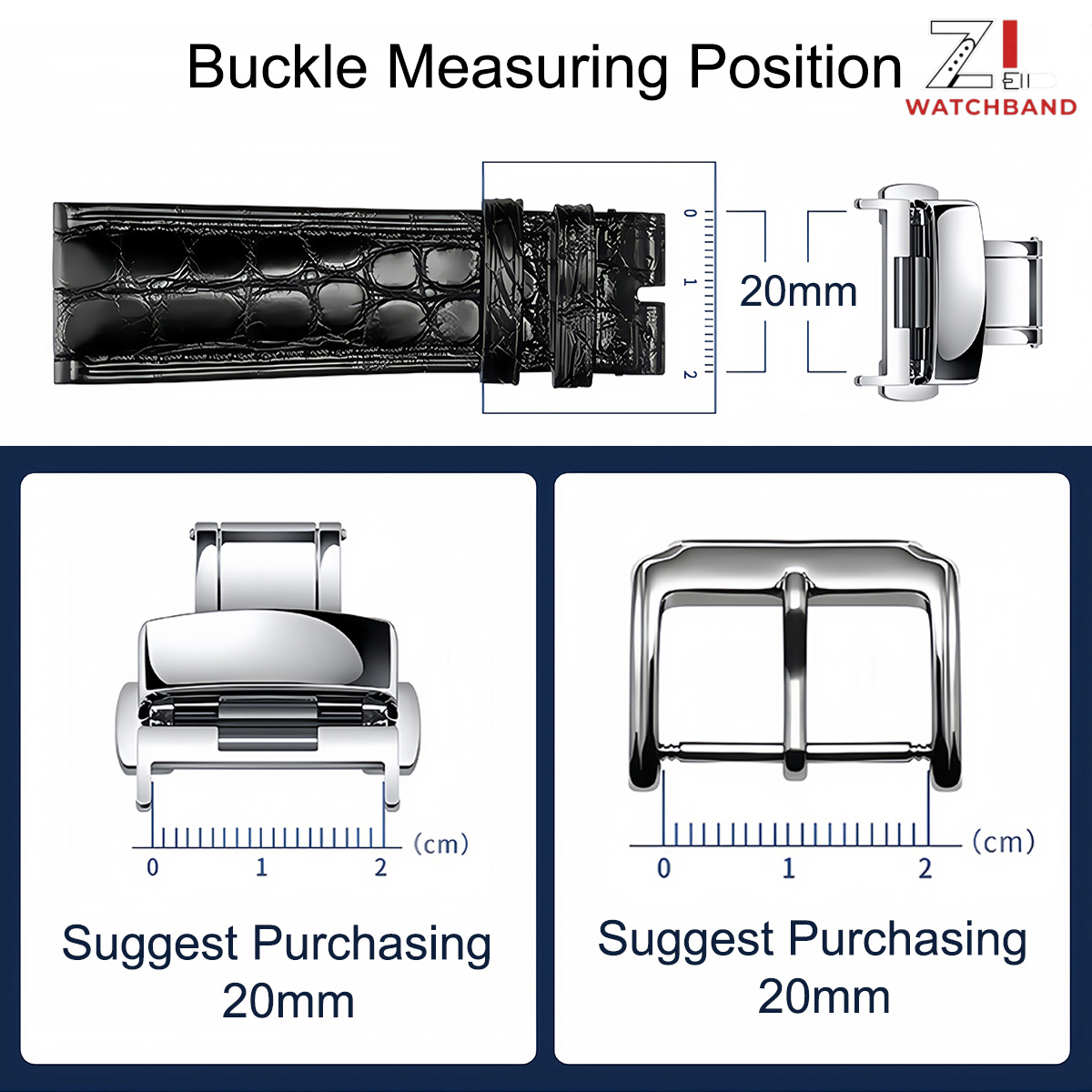 Metal Watch Buckle 16mm 18mm 2 - огляд і ціна Men'S Accessories Watches