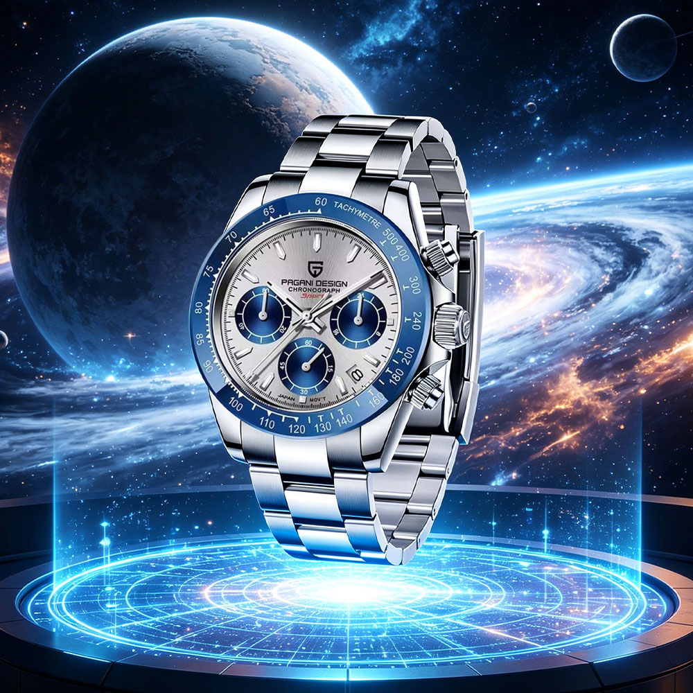 PAGANI DESIGN 40mm Men's Watch - огляд і ціна Men'S Accessories Watches