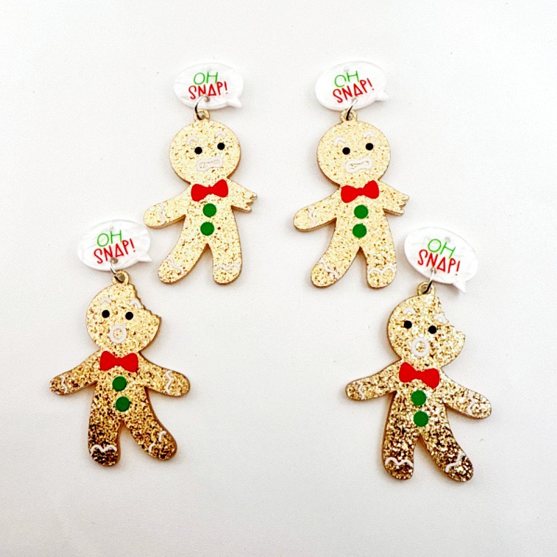 10pcs Cute Christmas Gingerbre - огляд і ціна Men'S Accessories