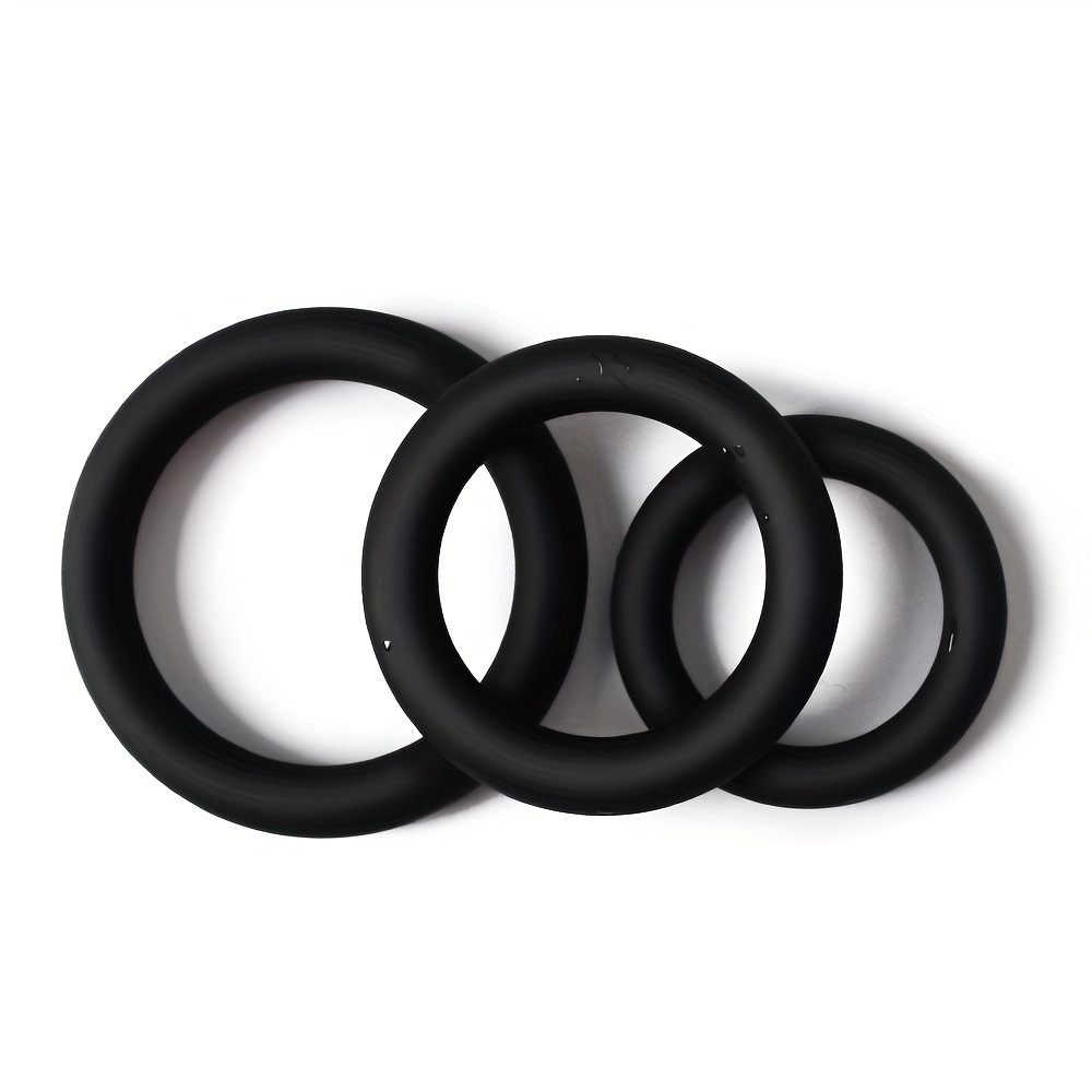 3PCS Silicone Penis Rings Set  - огляд і ціна Men Accessories Combo