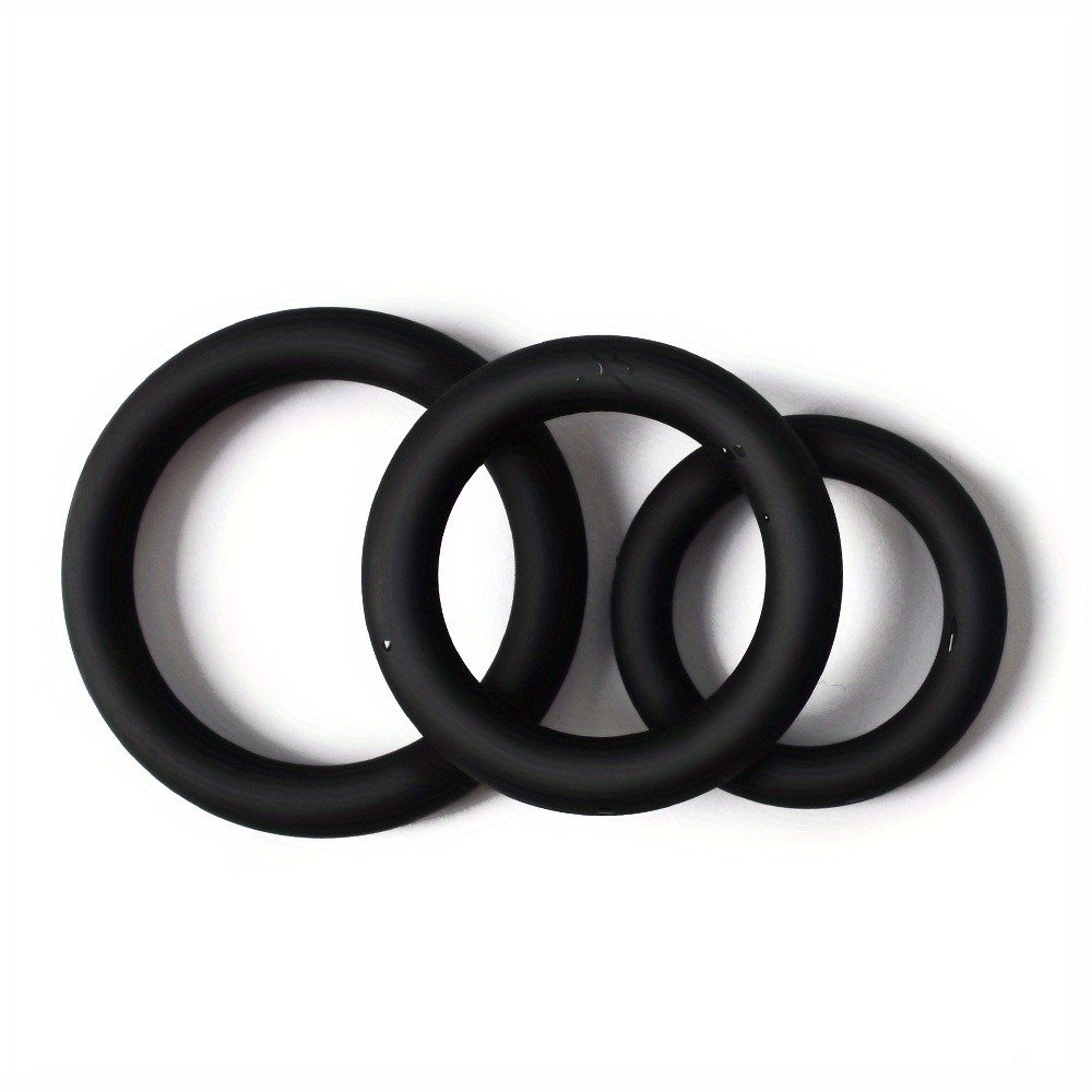 3PCS Silicone Penis Rings Set  - огляд і ціна Men Accessories Combo