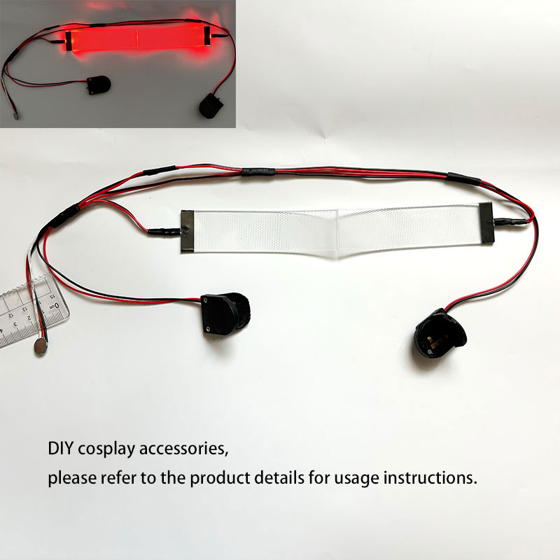Red Flexible Bendable DIY LED  - огляд і ціна Men Accessories Combo