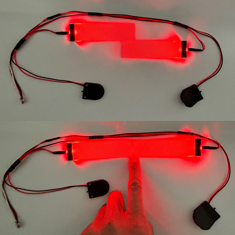 Red Flexible Bendable DIY LED  - огляд і ціна Men Accessories Combo
