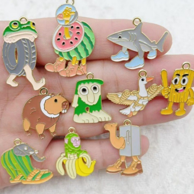 10pcs Creative Alloy Drip Oil  - огляд і ціна Men'S Accessories