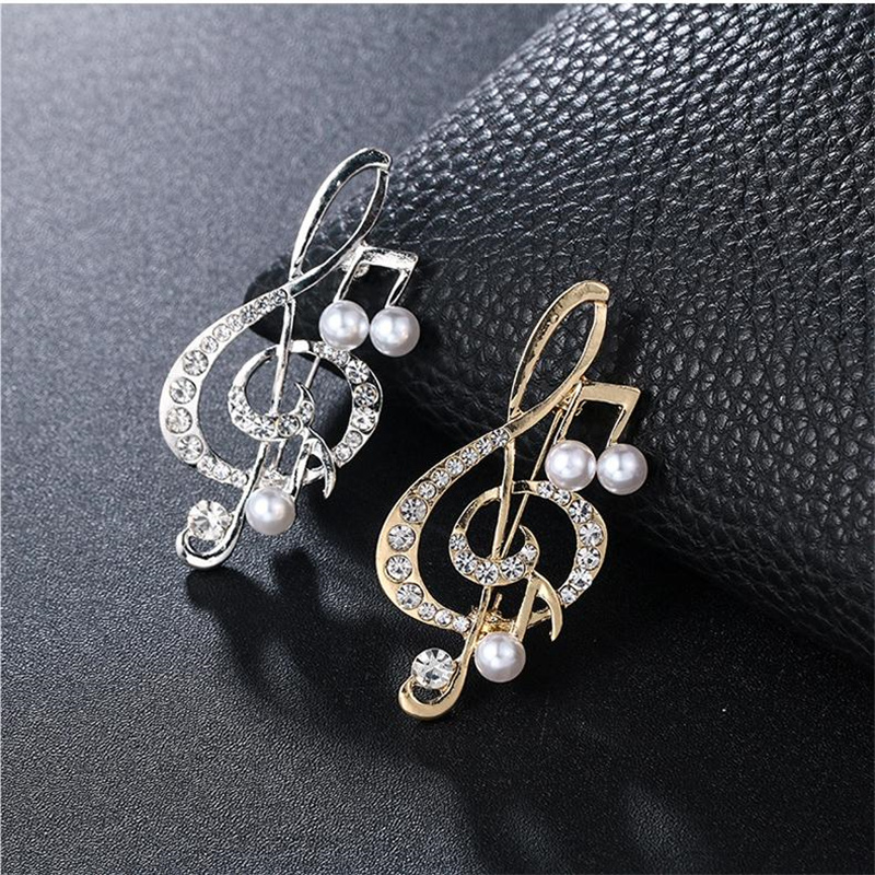 1Pc Elegant Musical Note Brooc - огляд і ціна Men'S Accessories Gift Ideas