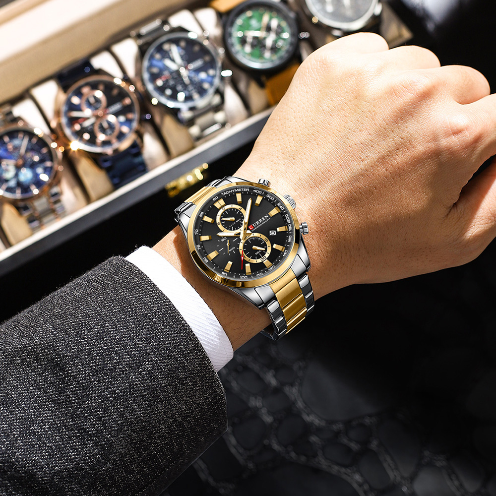 CURREN Casual Quartz Chrono Sp - огляд і ціна Men Accessories Jewellery