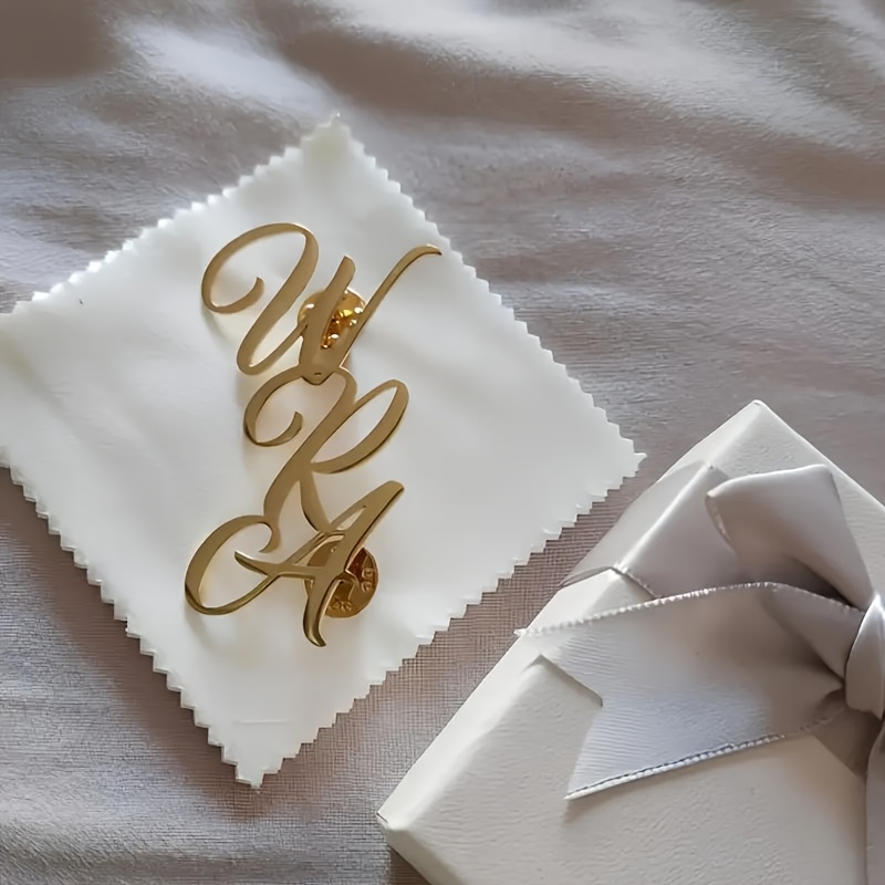 Custom Monogram Initial Name S - огляд і ціна Men Accessories Brooch