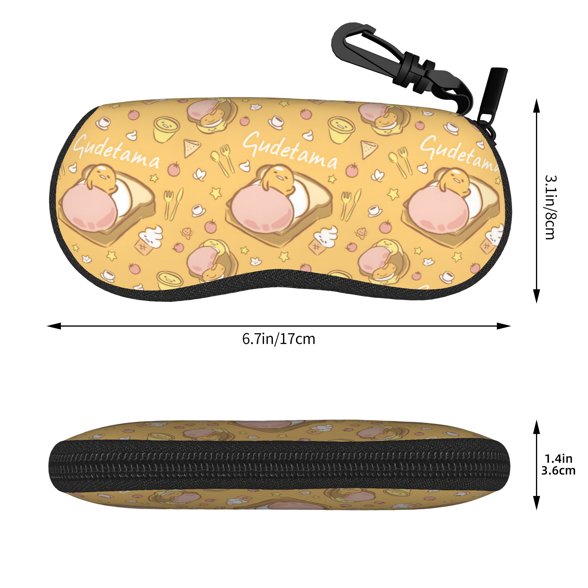 Gudetama Fried Egg Bacon Toast - огляд і ціна Men Accessories Box