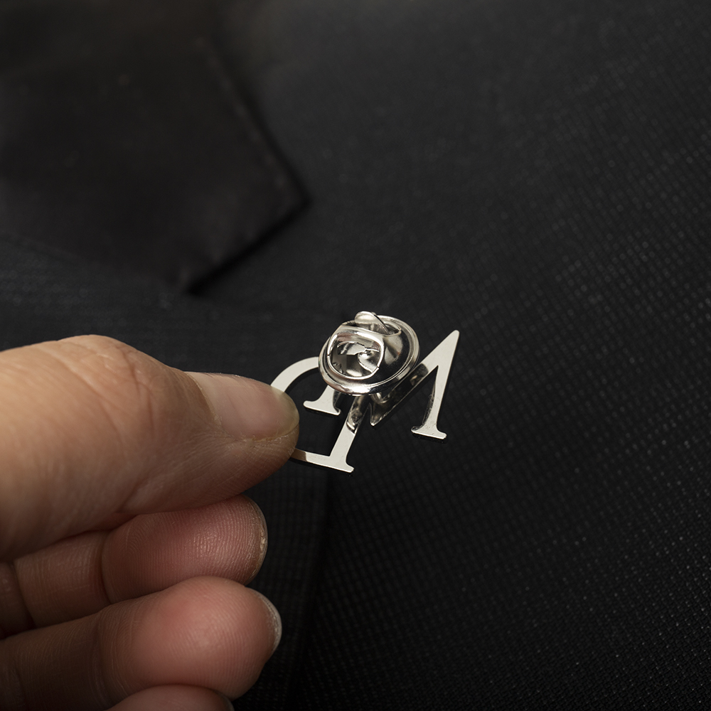 Tangula Custom Initials Brooch - огляд і ціна Men Accessories Brooch