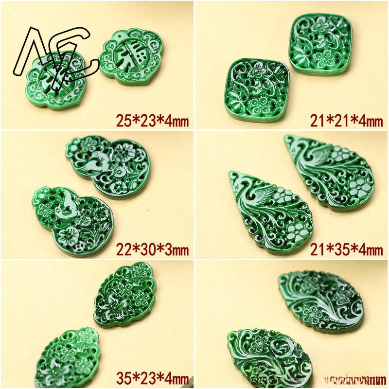 2pcs DIY Natural Dry Green Eme - огляд і ціна Men'S Accessories