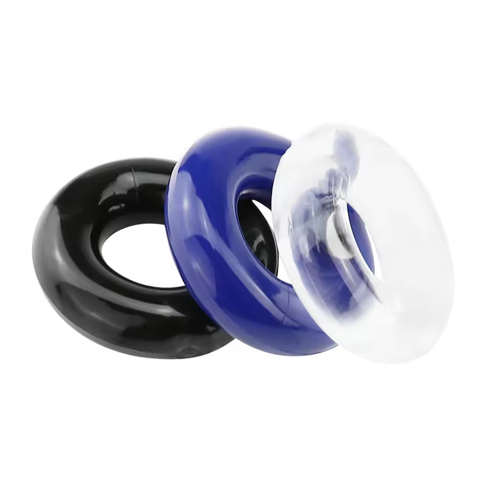 3 Pcs Cock Ring Set TPE Penis  - огляд і ціна Men Accessories Combo