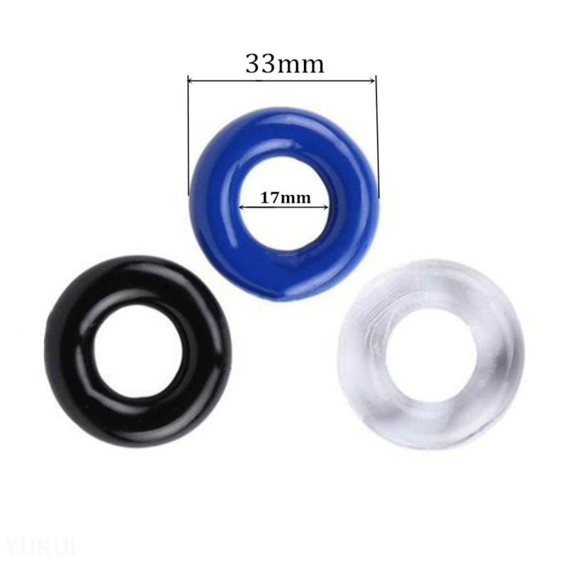 3 Pcs Cock Ring Set TPE Penis  - огляд і ціна Men Accessories Combo
