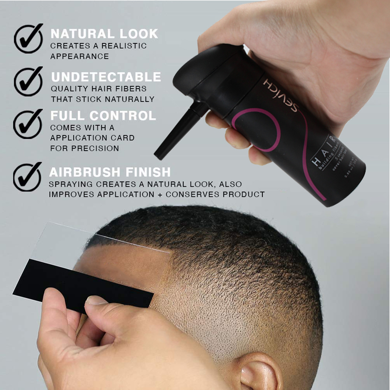SEVICH Hair Fiber Set 25g: Men - огляд і ціна Men Accessories Combo