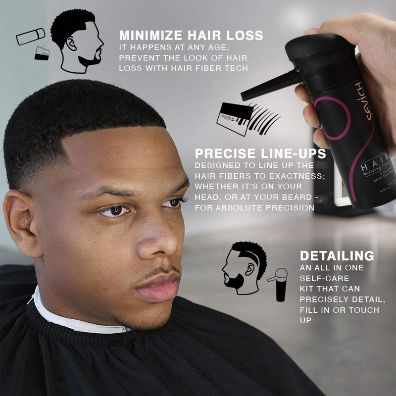 SEVICH Hair Fiber Set 25g: Men - огляд і ціна Men Accessories Combo