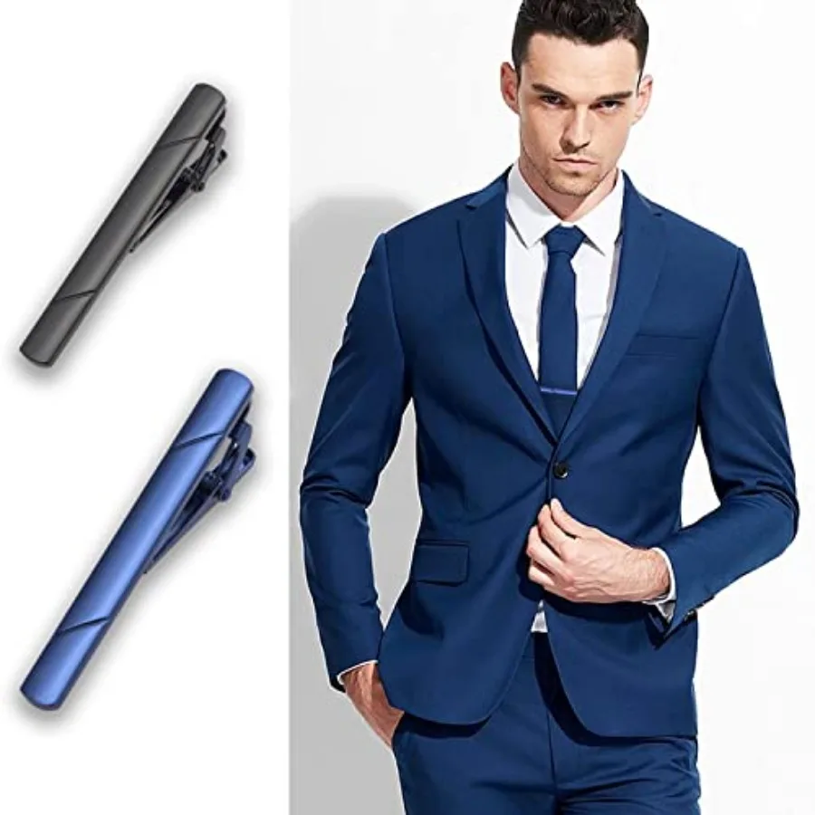 4Pcs Tie Clips For Men Tie Bar - огляд і ціна Men Accessories Box