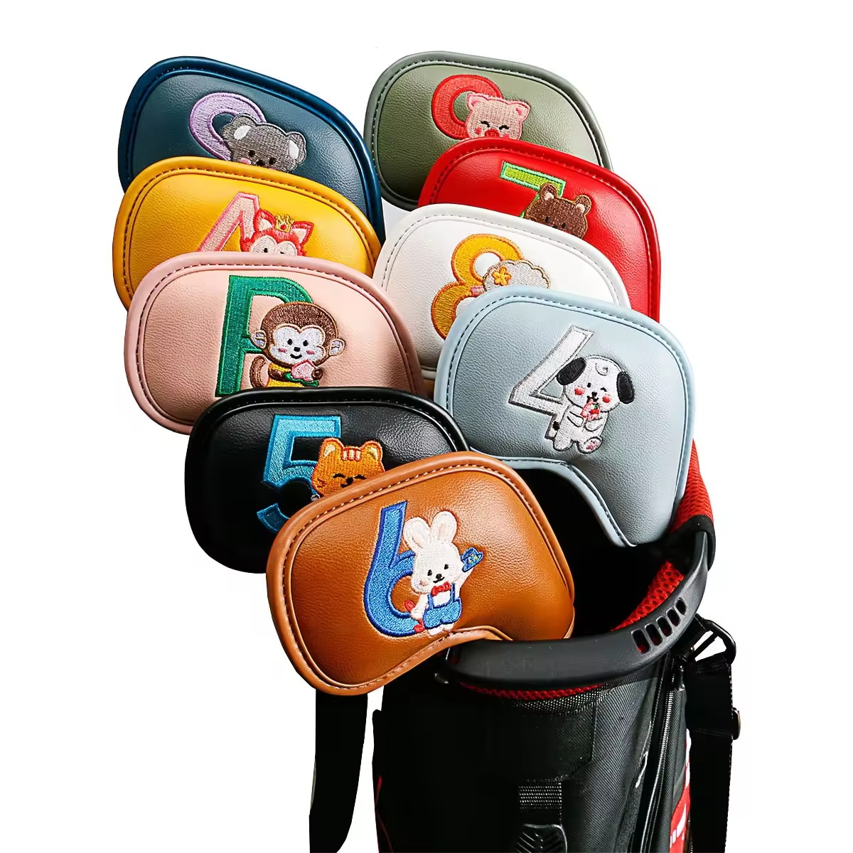 9Pcs Cute Cartoon Animal Golf  - огляд і ціна Men Accessories For Gift