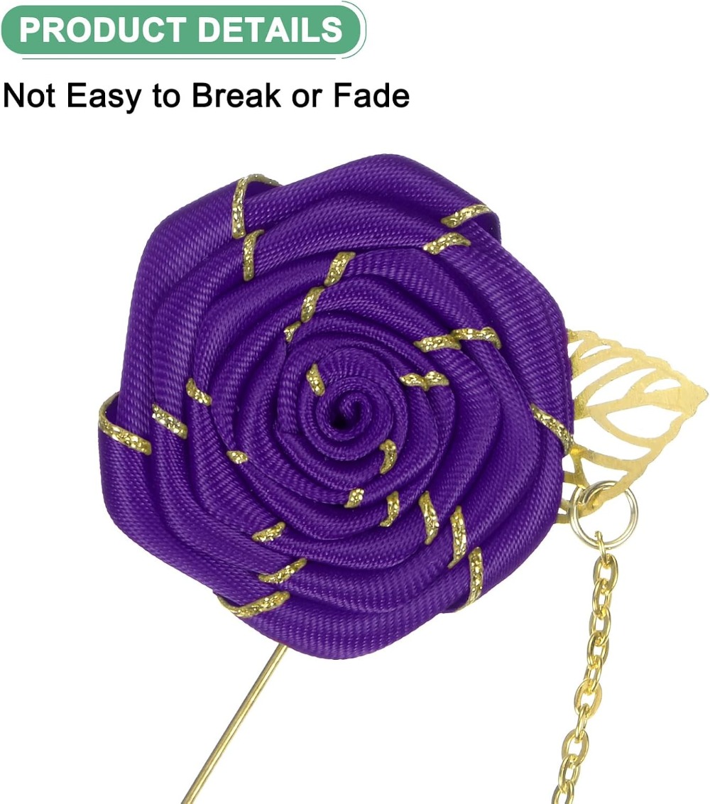 Rose Brooch Pin Cloth Rose Flo - огляд і ціна Men Accessories Brooch
