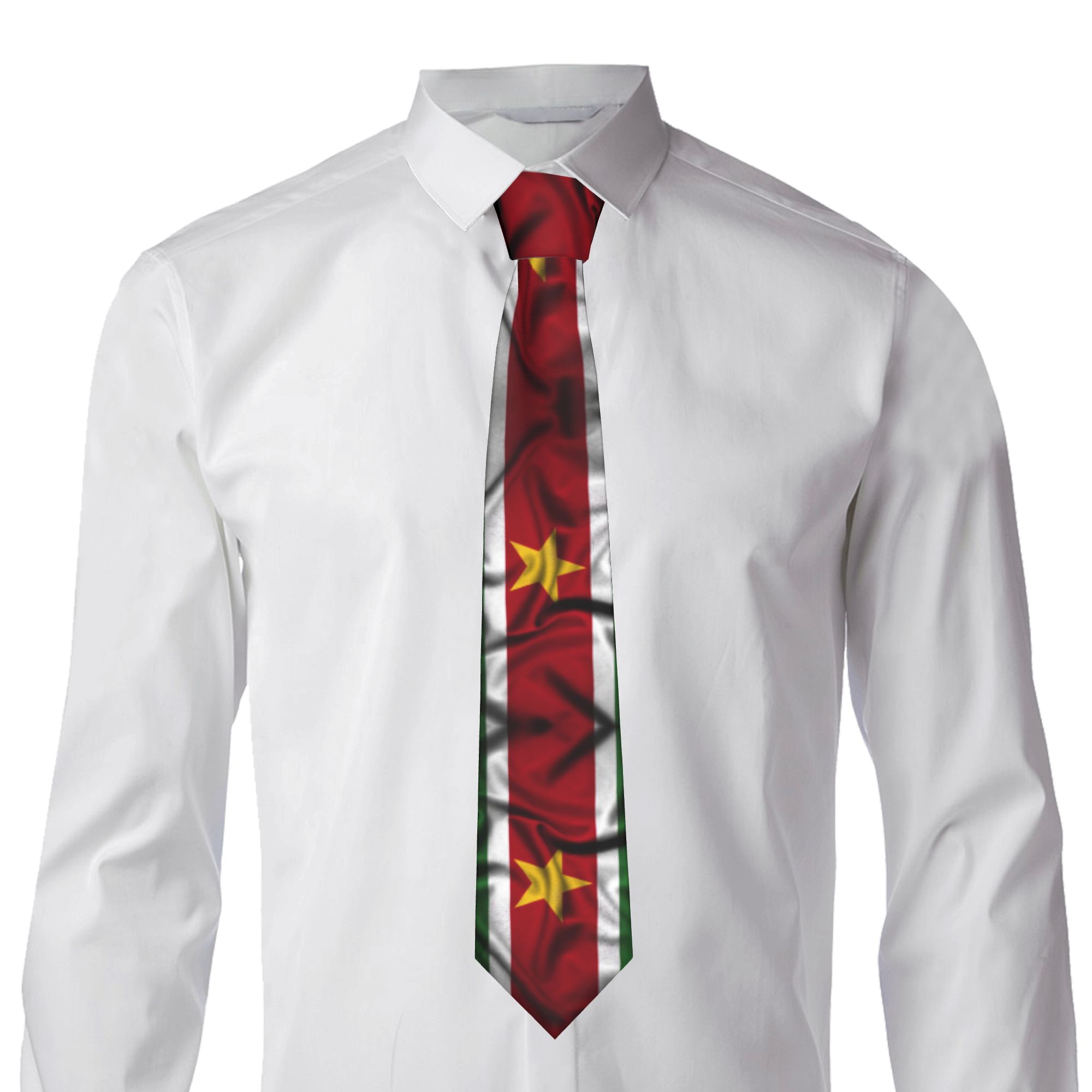 Suriname Flag Tie  Business Ne - огляд і ціна Men'S Accessories Gift Ideas
