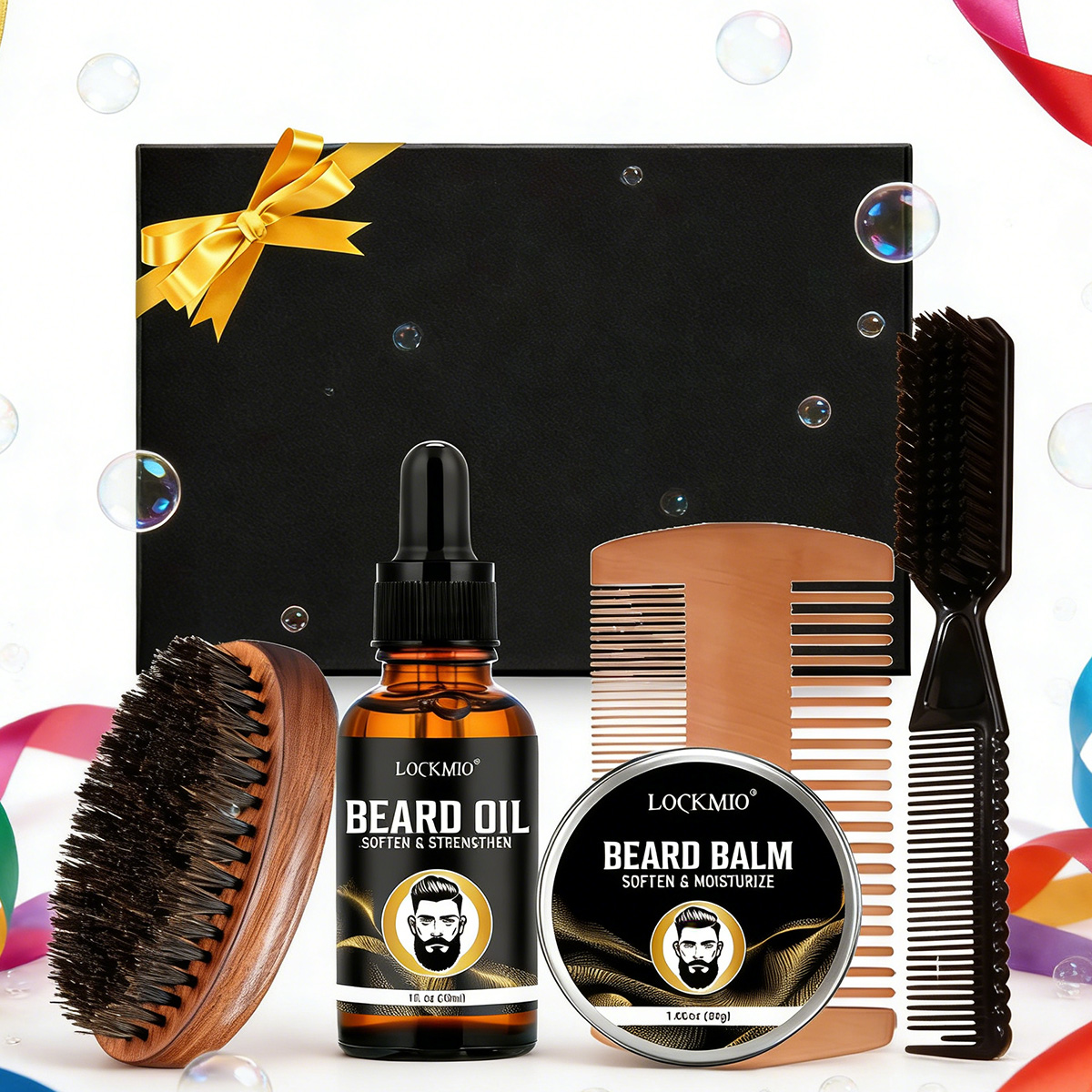 LOCKMIO Beard Care Styling Pro - огляд і ціна Men Accessories Combo